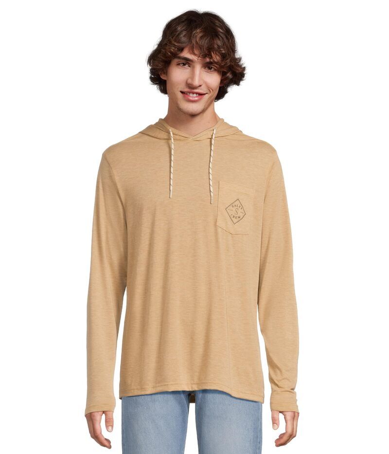 ソルティークルー メンズ トップス シャツ パーカー Salty Crew Tippet Pocket UV Hoodie Khaki カーキ