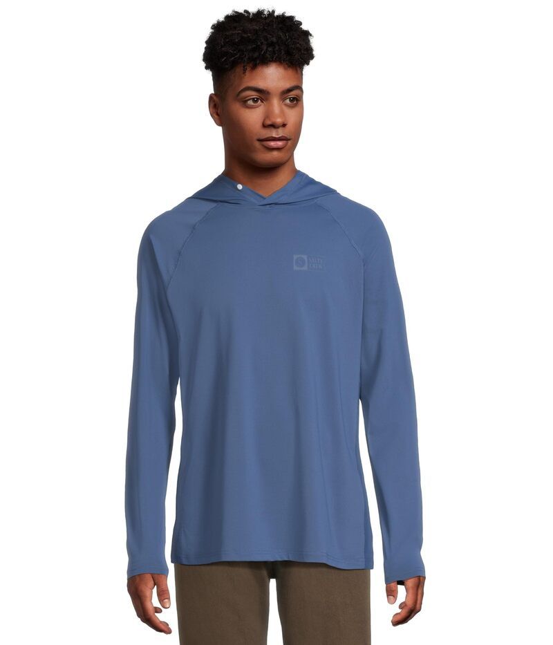 ソルティークルー メンズ トップス シャツ Salty Crew Apex Perforated Sunshirtrue Navy ネイビー
