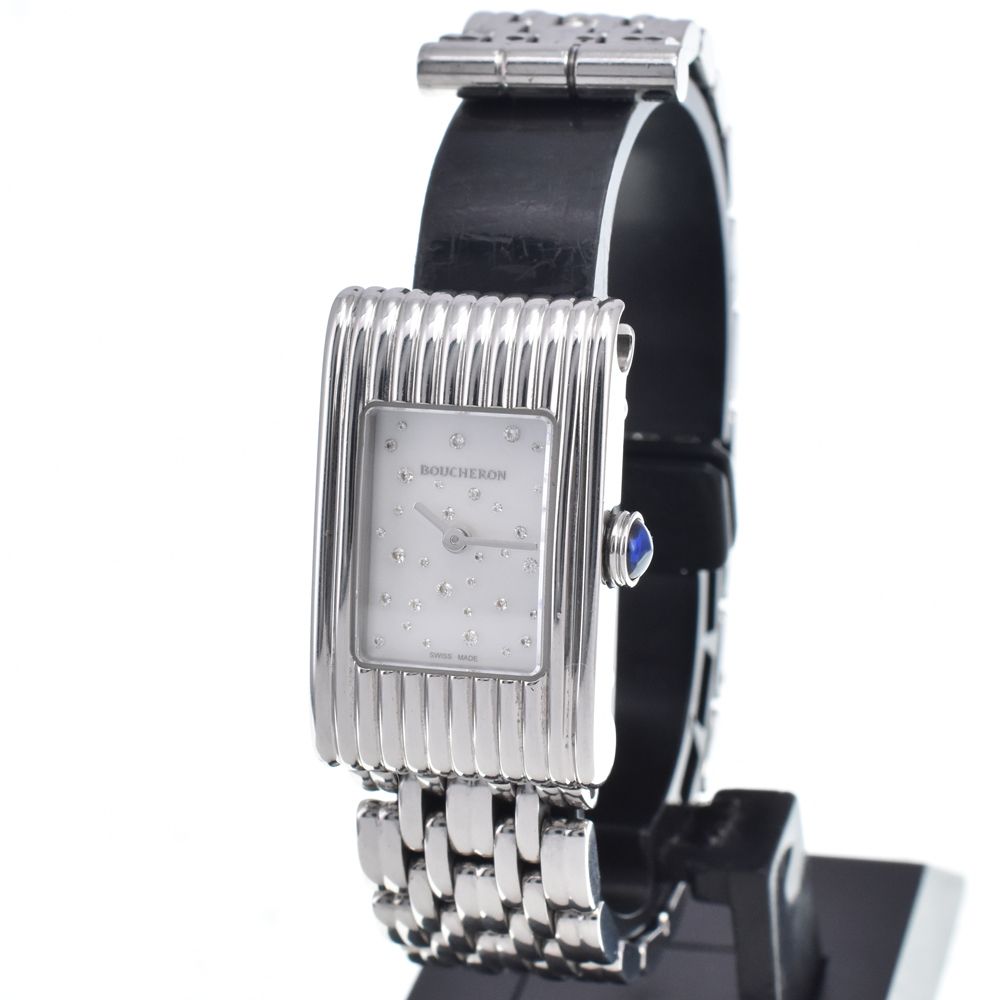 エフレン様 ブシュロン替えベルト ケース付 稼働品 BOUCHERON