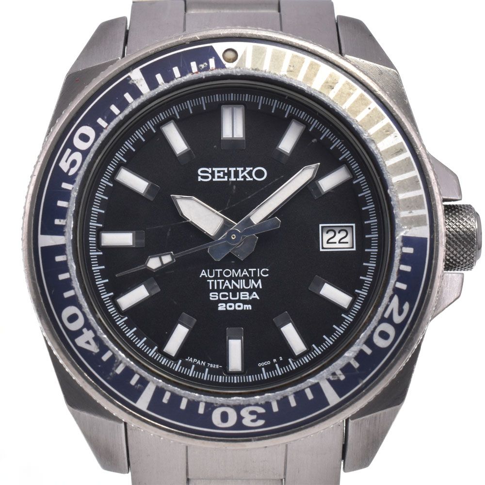 セイコー SEIKO SBDA001/7S25-00D0 ダイバースキューバ ブラックサムライ ブラック 自動巻き メンズ 箱付き 腕時計 L#148098 58,685円