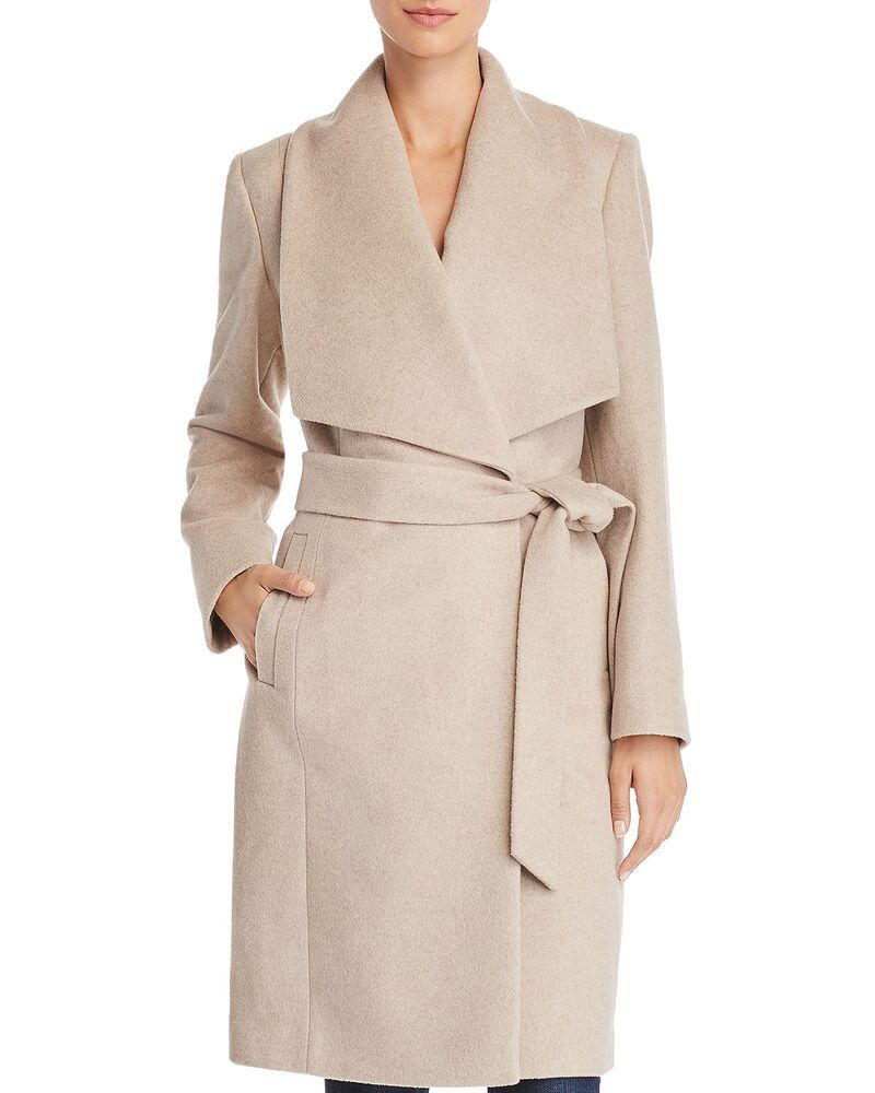 コールハーン レディース アウター コート Cole Haan Slick Wrap Coat Bone