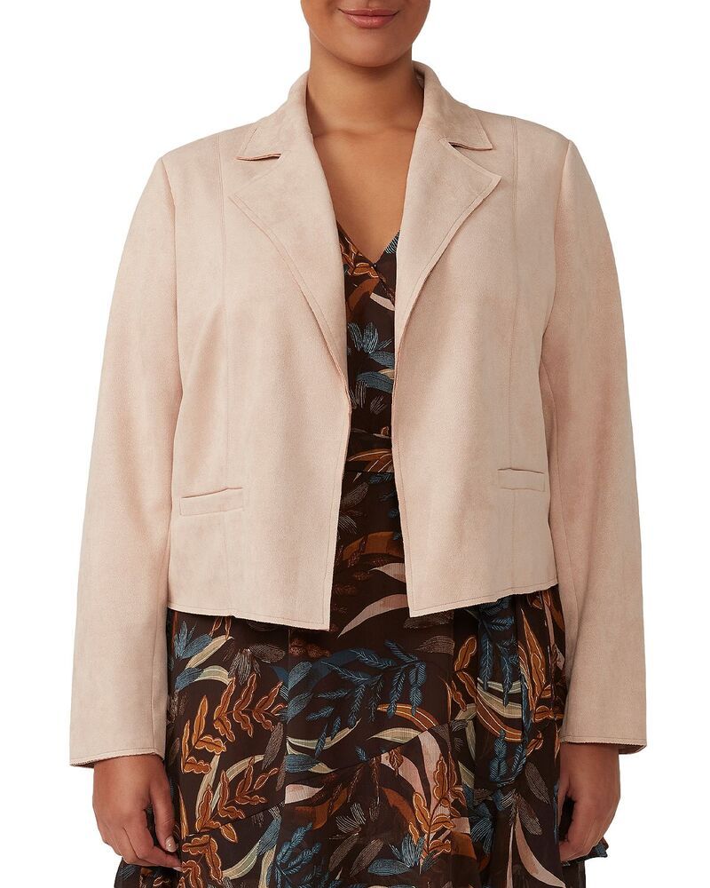 エステルプラス レディース アウター ジャケット・ブルゾン スエード Estelle Plus Rosabella Faux Suede Jacket Dusty Pink ピンク