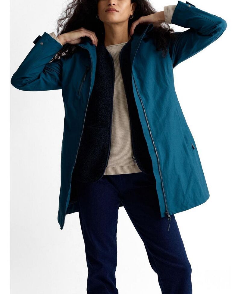 シーソルトコーンウォール レディース アウター コート Seasalt Cornwall Coverack Waterproof Coat Raincloud