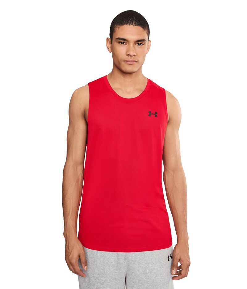 アンダーアーマー メンズ トップス シャツ Under Armour Tech Tank Top RedBlack ブラック