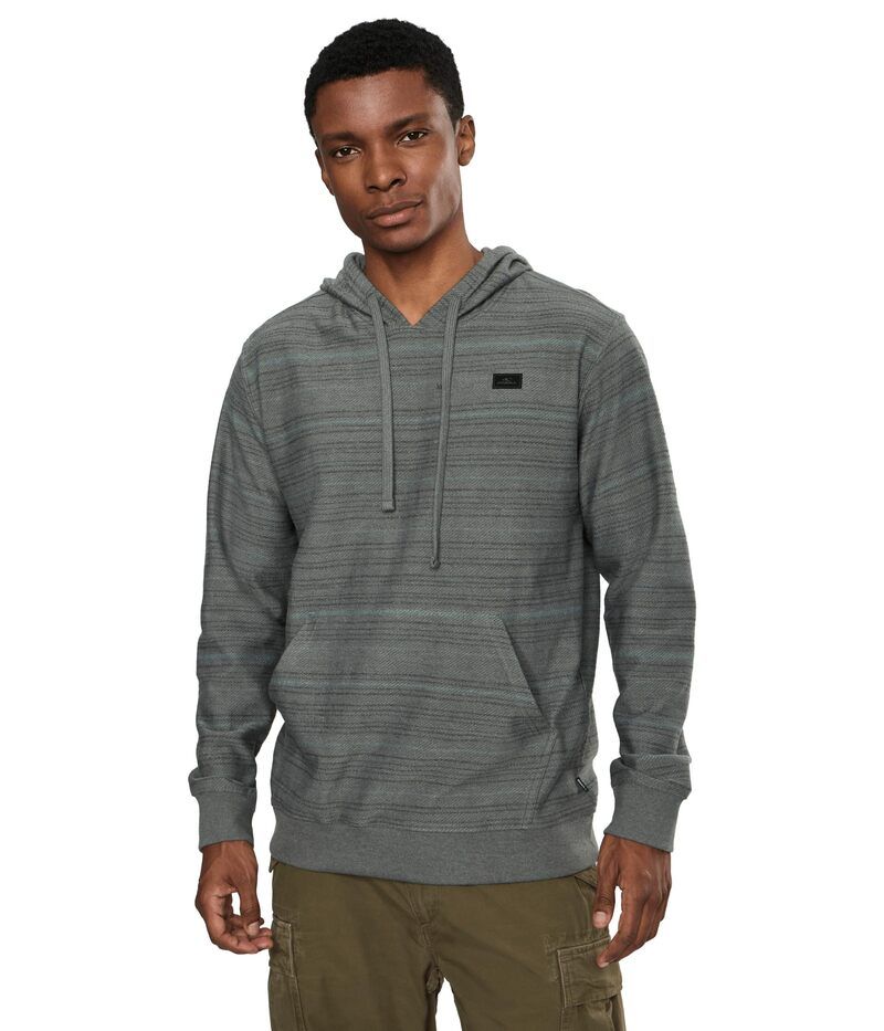 オニール メンズ アウター パーカー・スウェット ONeill Bavaro Stripe Hoodie Dark Shadow ストライプ