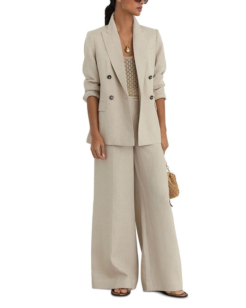 レイス レディース アウター ジャケット・ブルゾン ブレザー リネン REISS Linen Kit Blazer Neutral