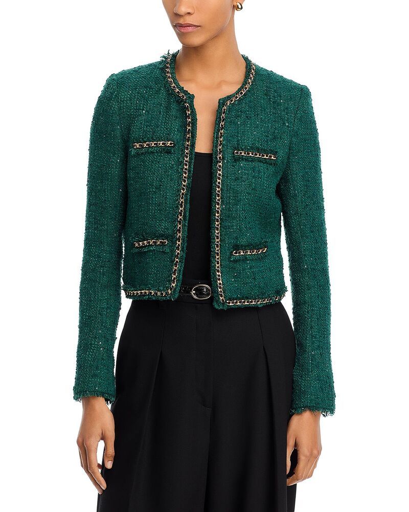 ジェネレーションラブ レディース アウター ジャケット・ブルゾン ブレザー Generation Love Serena Chain Trim Blazer Forest フォレスト
