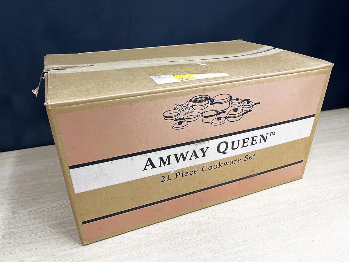 【未使用品】 Amway アムウェイ QUEEN クィーンクックウェア 21ピースセット 103821J2 ★