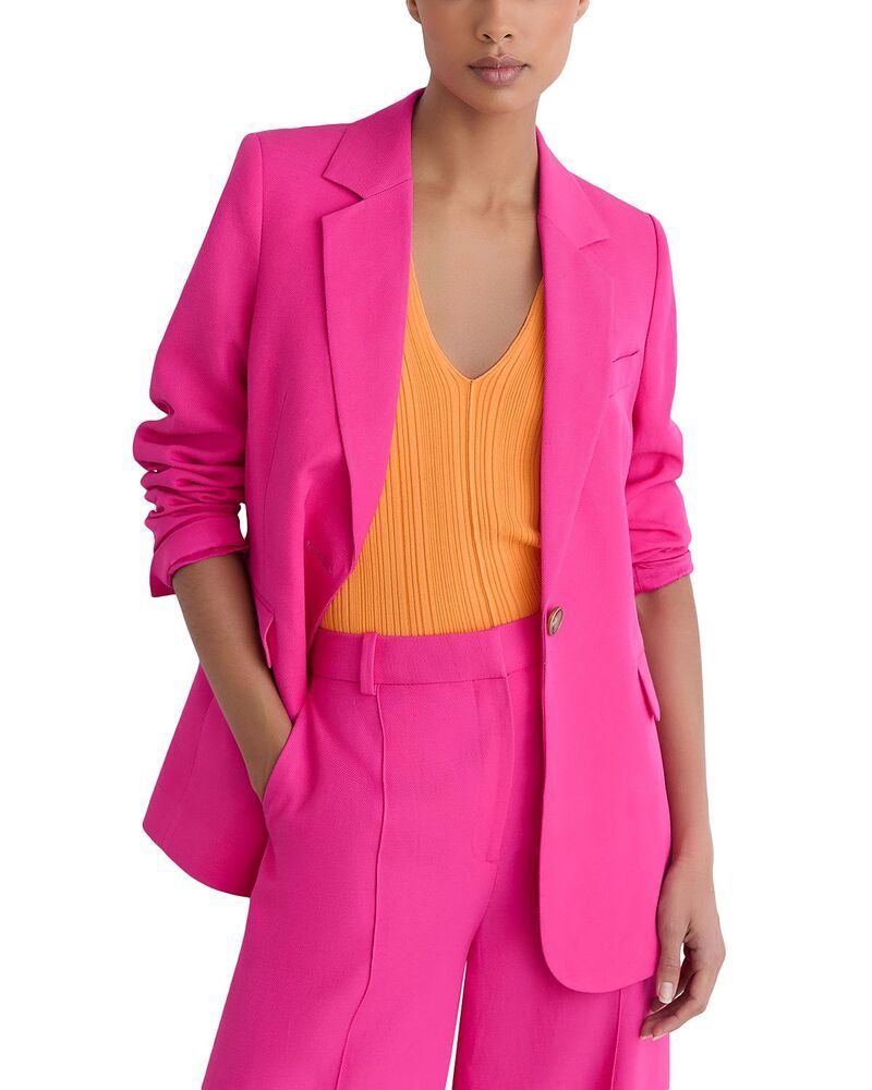 レイス レディース アウター ジャケット・ブルゾン プチ ブレザー REISS Petite Charli Blazer Pink ピンク