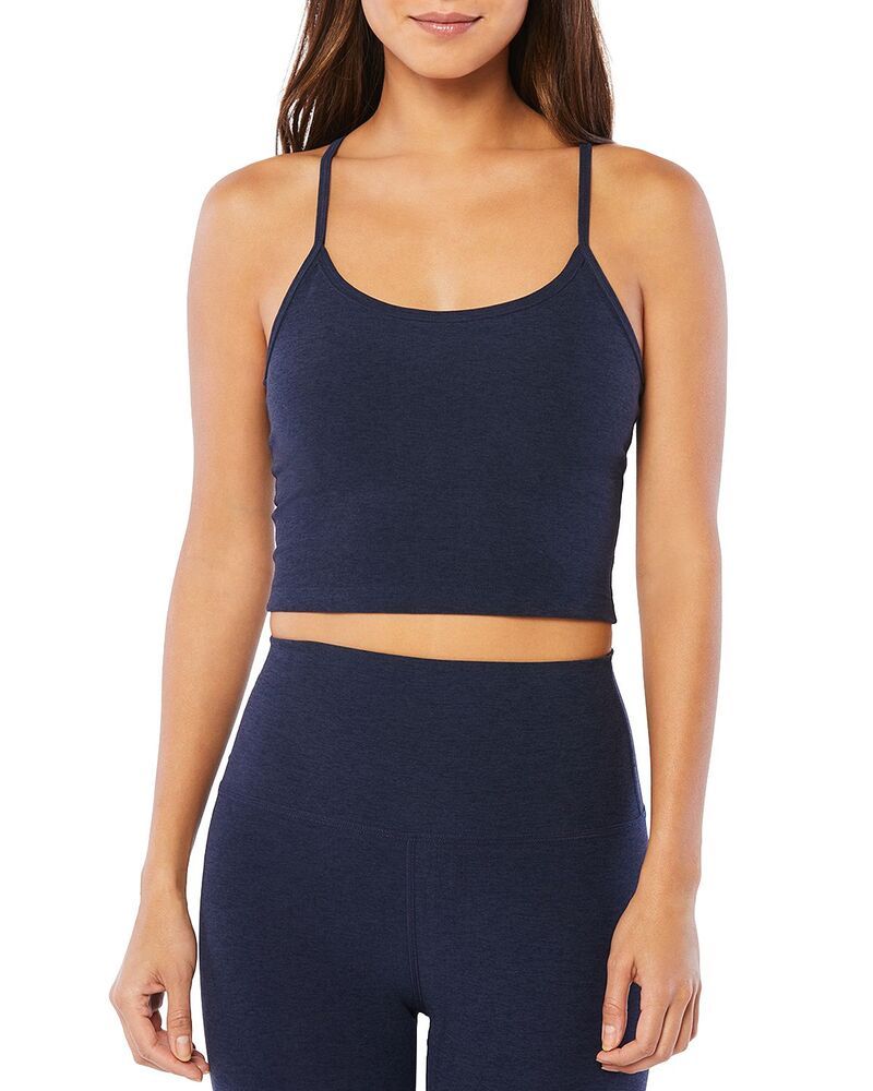 ビヨンドヨガ レディース トップス タンクトップ クロップド Beyond Yoga Spacedye Slim Racerback Cropped Tank inocturnal Nocturnal