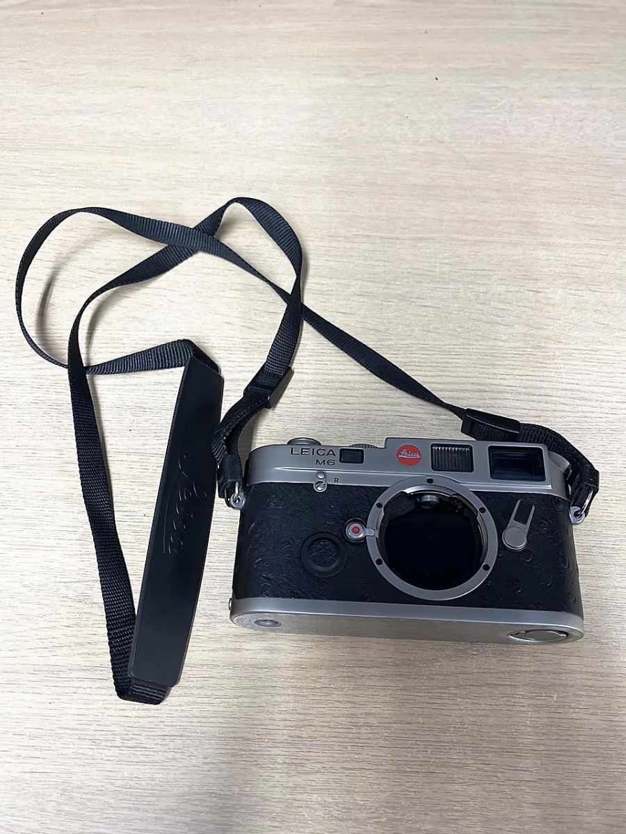 【現状品】 Leica ライカ レンジファインダー カメラ チタン オーストリッチ風 M6 ★