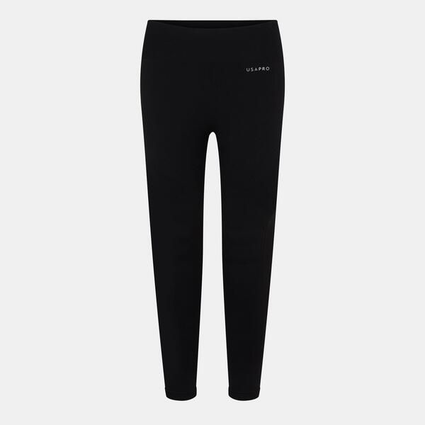 ユーエスエープロ レディース ボトムス レギンス USA Pro Core High Riseamless Tights Womens Black ブラック