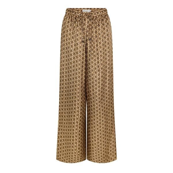 マックスマーラ レディース ボトムス カジュアルパンツ ワイドレッグ Max Mara Womens Wide Leg Trousers Hazelnut Brown ブラウン