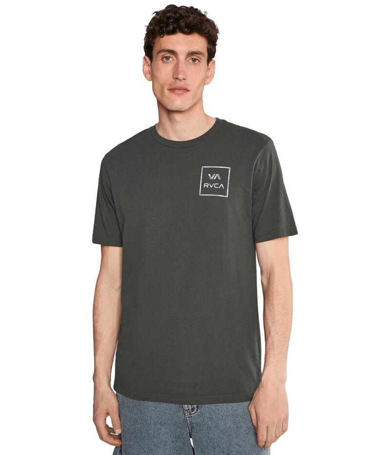 ルーカ メンズ トップス シャツ RVCA VAll The Way Short Sleeve Pirate Black 1 ブラック