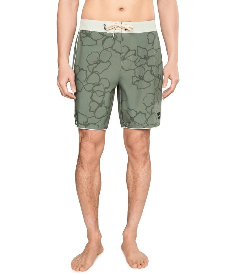オニール メンズ 水着 ハーフパンツ・ショーツ ショートパンツ ONeill Hyperfreak Mysto Scallop 19 Boardshorts Mulled Basil