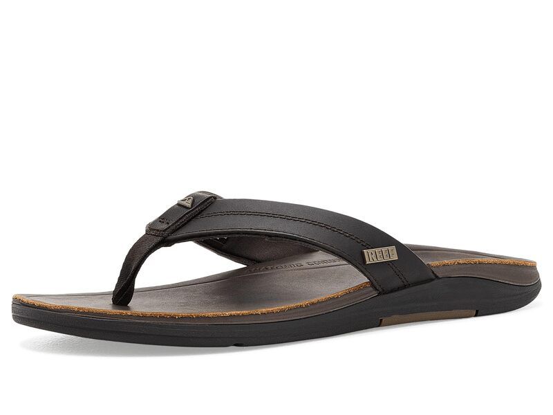 リーフ メンズ シューズ サンダル レザー Reef Leather Offshore Dark Brown ブラウン