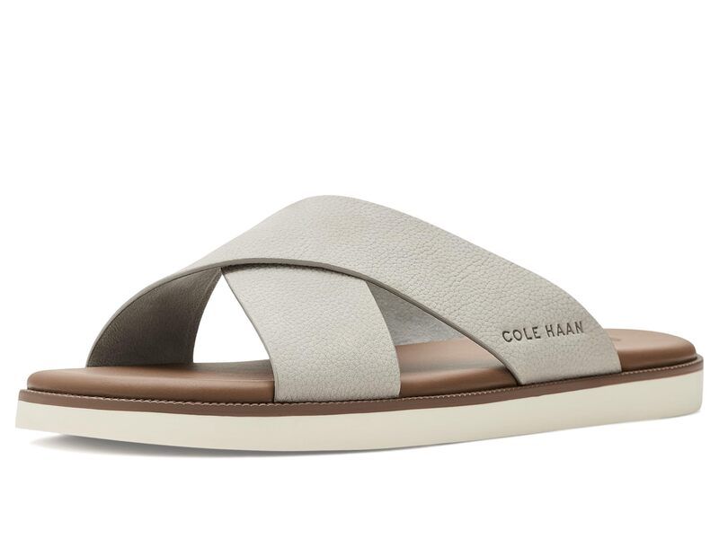 コールハーン メンズ シューズ サンダル Cole Haanantucket Crosstrap Sandals Paloma NubuckIvory アイボリー