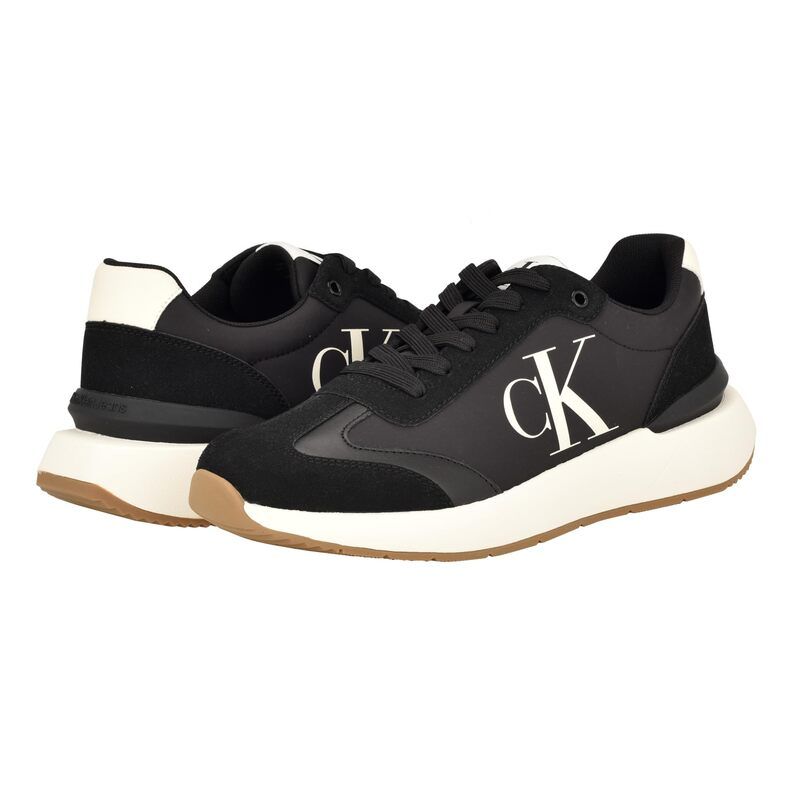 カルバンクライン メンズ シューズ スニーカー Calvin Klein Dilbur BlackIvory アイボリー