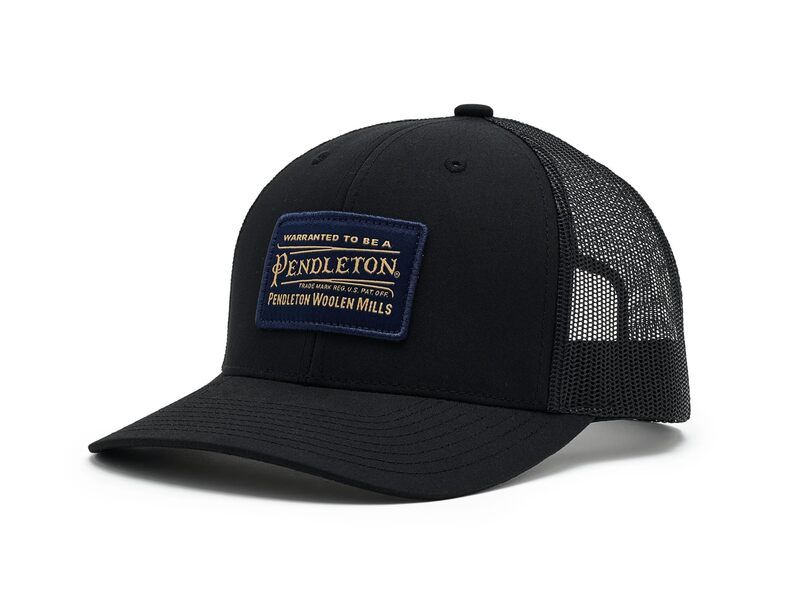 ペンドルトン メンズ アクセサリー 帽子 Pendleton Classic Patch Trucker Black ブラック
