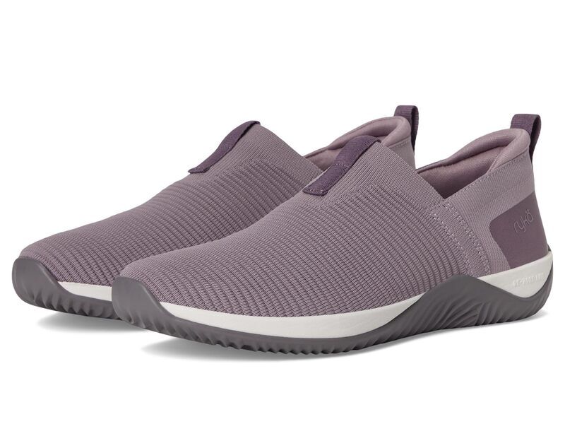ライカ レディース シューズ スリッポン・ローファー スニーカー ニット Ryka Echo Knit Slip On Sneaker Quiet Purple Kn パープル