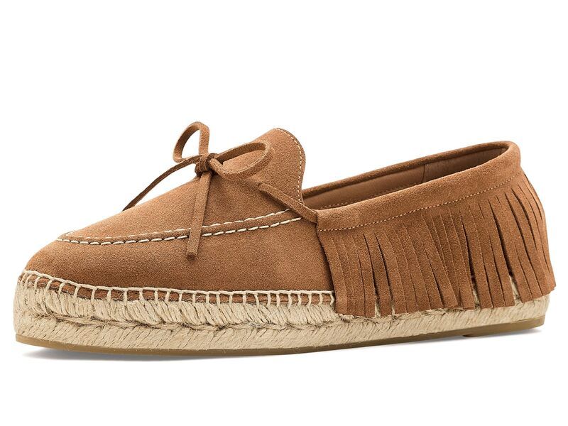 フリーピープル レディース シューズ フリンジ Free People Faraway Fringespadrille Tan Suede タン