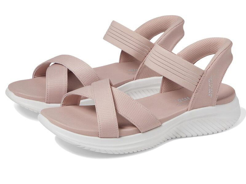 スケッチャーズ レディース シューズ サンダル Skechers Ultra Flex 30 Never Netter Hands Free SlipIns Blush ブラッシュ