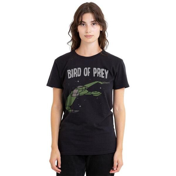 スター・トレック レディース ボトムス カジュアルパンツ Tシャツ Star Trek Star Trek The Bird Of War TShirt Black ブラック