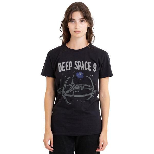 スター・トレック レディース ボトムス カジュアルパンツ Tシャツ Star Trek Star Trek The Bajor TShirt Black ブラック