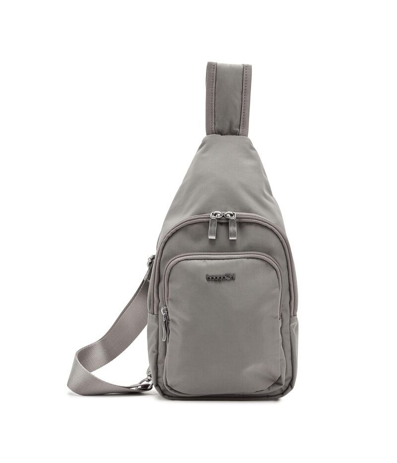 バッガリーニ レディース バッグ Baggallini Modern Sling EMF Blocking Pouch Moonrock