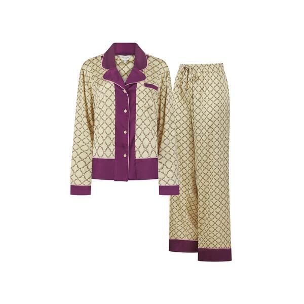 テッドベーカー レディース アンダーウェア ナイトウェア Ted Baker Womens Dahlia Long Sleeve Pyjama Set Sea Mist