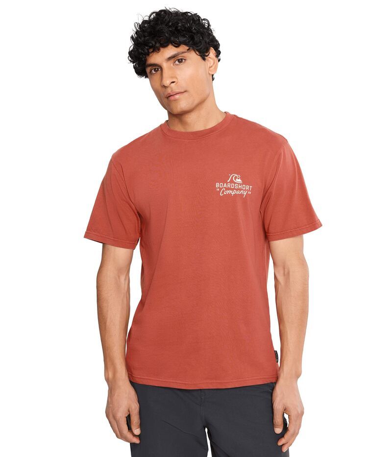 クイックシルバー メンズ トップス シャツ Quiksilver Factory Label Screen Tee Bossa Nova