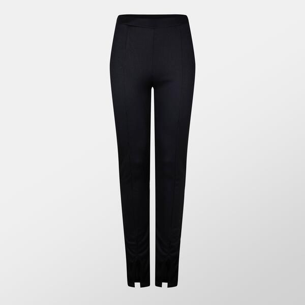ミッシー エンパイア レディース ボトムス カジュアルパンツ レギンス Missy Empire Thick Rib Leggings Womens Black ブラック