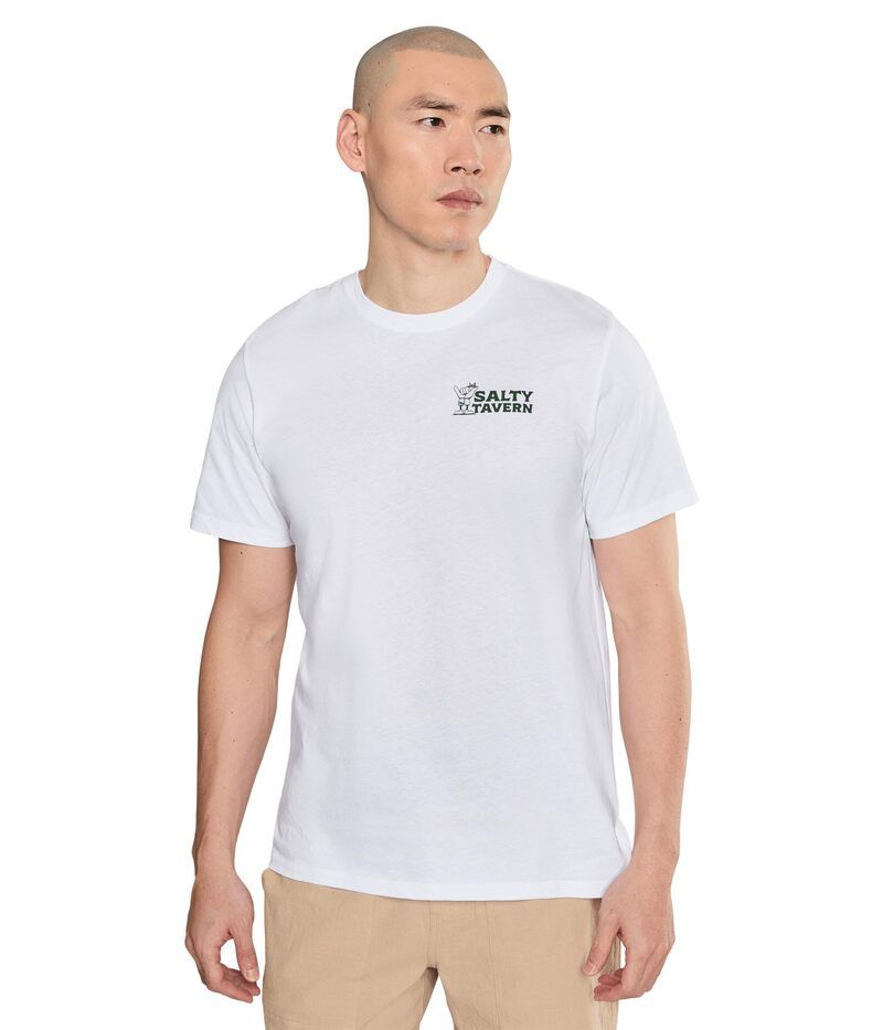 ハーレー メンズ トップス シャツ Hurley Salty Tavern Short Sleeve White ホワイト