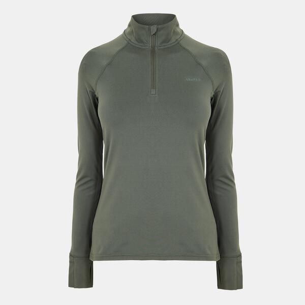 ユーエスエープロ レディース アウター ジャケット・ブルゾン ハーフジップ USA Pro Long Sleeve Quarter Zip Top Womens Khaki カーキ