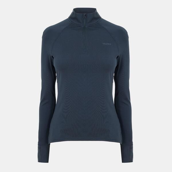 ユーエスエープロ レディース アウター ジャケット・ブルゾン ハーフジップ USA Pro Long Sleeve Quarter Zip Top Womens Navy ネイビー