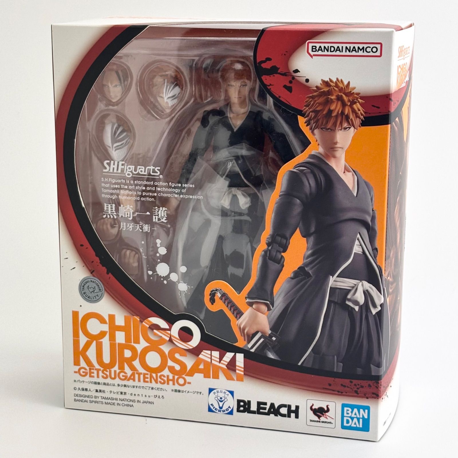 新品 未開封 S.H.Figuarts BLEACH Ichigo Kurosaki GETSUGATENSHO ブリーチ 黒崎一護 月牙天衝 魂ウェブ フィギュア