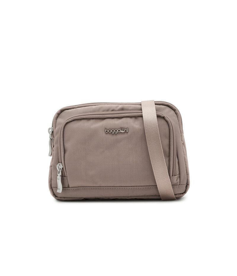 バッガリーニ レディース バッグ Baggallini Trifecta Crossbody EMF Blocking Pocket Moonrock