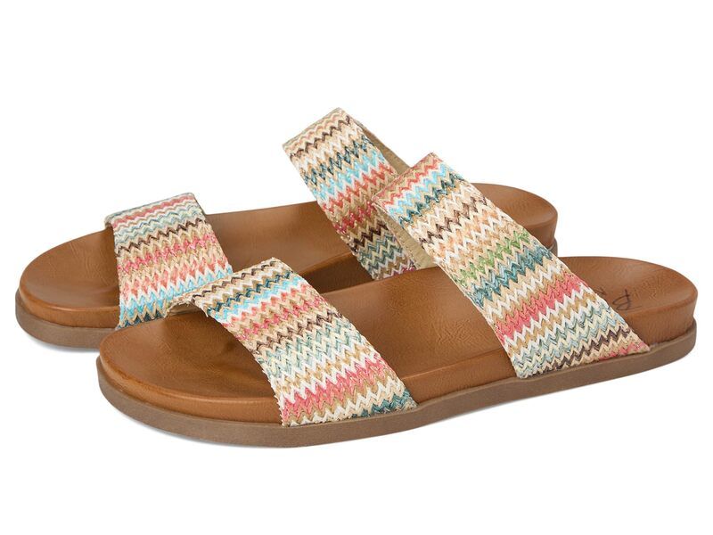 ブローフィッシュマリブ レディース シューズ サンダル Blowfish Malibu Leah Multi Faux Raff マルチカラー