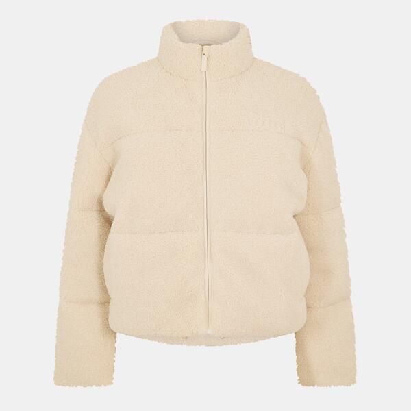 ユーエスエープロ レディース アウター ジャケット・ブルゾン USA Pro Womens Borg Heavyweight Puffer Jacket Cream クリーム