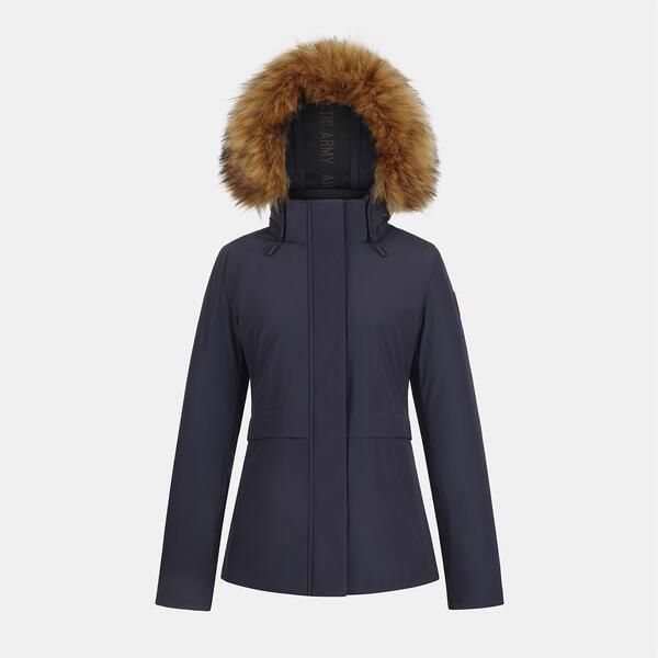 アークティックアーミー レディース アウター ジャケット・ブルゾン パーカー Arctic Army Womens Hooded Long Sleeve Weatheresistant Parka D