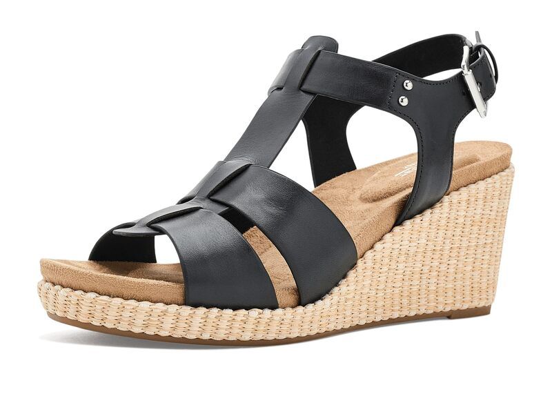 ロックポート レディース シューズ サンダル Rockport Belle Black Leather ブラック