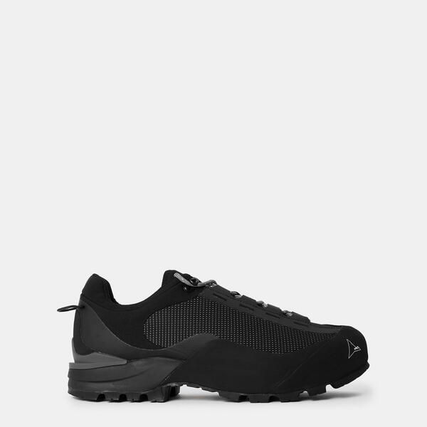 ロア メンズ シューズ スニーカー ROA Mens Hida Low Chunky Trainers Black ブラック
