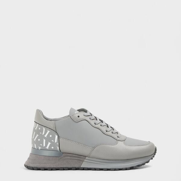 マレット メンズ シューズ スニーカー Mallet Mens Popham LowTop Trainers Tumb Grey Silv グレー