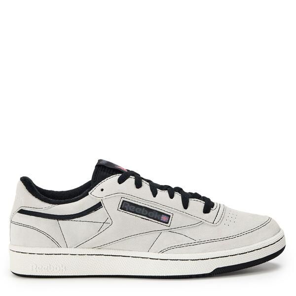 リーボック メンズ シューズ スニーカー ヴィンテージ Reebok Mens Club C 85 Vintage LowTop Trainers GreyBlkWht グレー