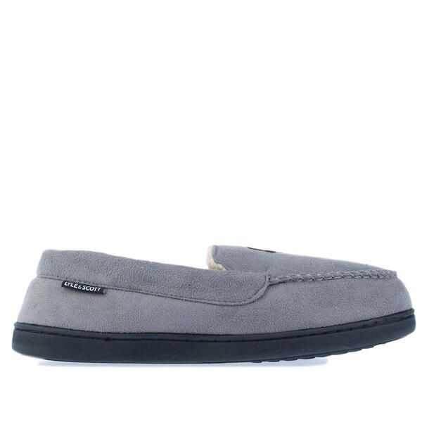 ライルアンドスコット メンズ シューズ サンダル Lyle and Scott Aspen Moccasin Slipper Grey グレー