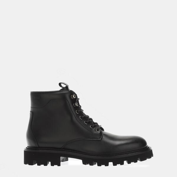 ボス メンズ シューズ サンダル Boss Mens Juylo Halbuhk Slider Slippers Black ブラック