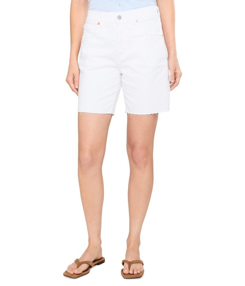 エージージーンズ レディース ボトムス ハーフパンツ・ショーツ ショートパンツ Ag Jeans ExBoyfriend MidRise Slouchy Shorts White ホワイト