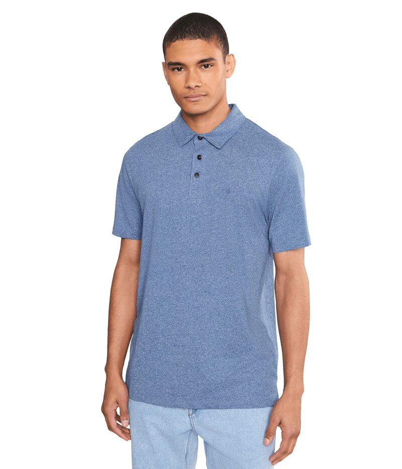 ボルコム メンズ トップス シャツ Volcom Wowzer Polo Blueberry