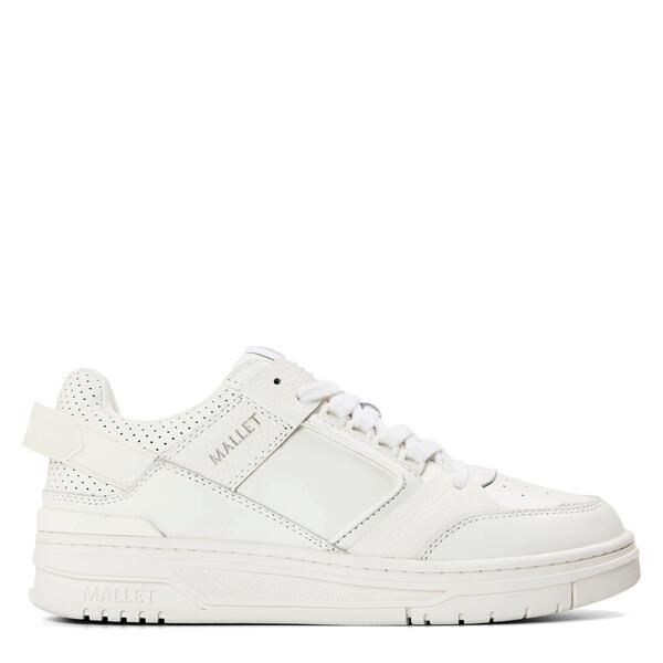 マレット メンズ シューズ スニーカー Mallet Mens LowTop Trainers Triple White ホワイト