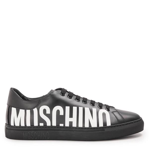 モスキーノ メンズ シューズ スニーカー Moschino Mens LowTop Trainers Black ブラック